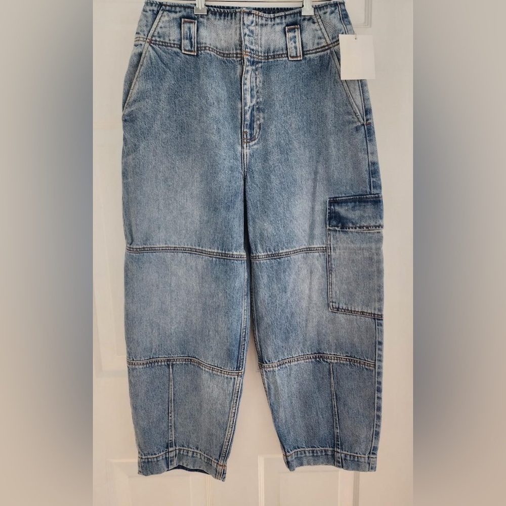 Etica - Size 29/Size 8 Juni Relaxed Cargo Jeans - See pictures for measurement